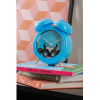 Budík Karlsson KA5980BL Peekaboo Cow, 19cm